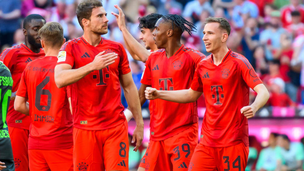 Goretzka (#8) beim Torjubel