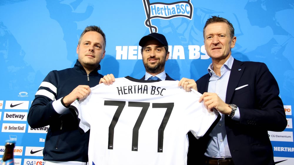 Wollen Hertha nach vorne bringen: Kay Bernstein, Josh Wander und Thomas Herrich (v.li.).