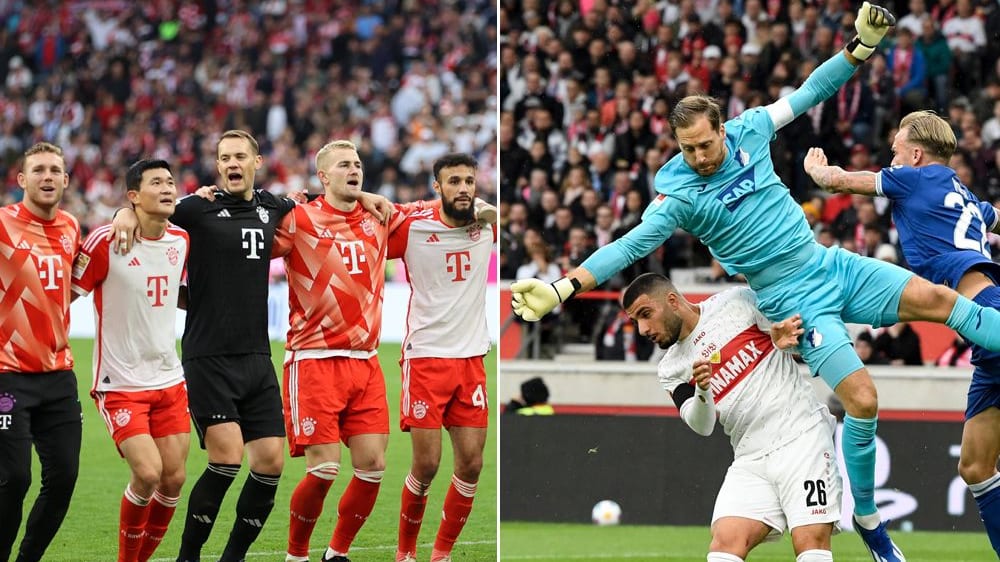 Zwei Keeper im Blickpunkt: Manuel Neuer feierte sein Comeback, Oliver Baumann glänzte in Stuttgart.