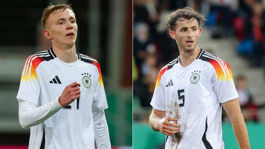 Haben die U-21-Nationalmannschaft krankheitsbedingt verlassen: Maximilian Beier (li.) und Max Rosenfelder.