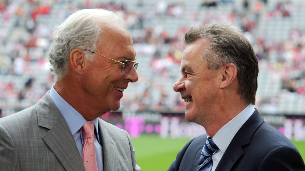 Haben sich "immer sehr gut verstanden": Franz Beckenbauer und Ottmar Hitzfeld.