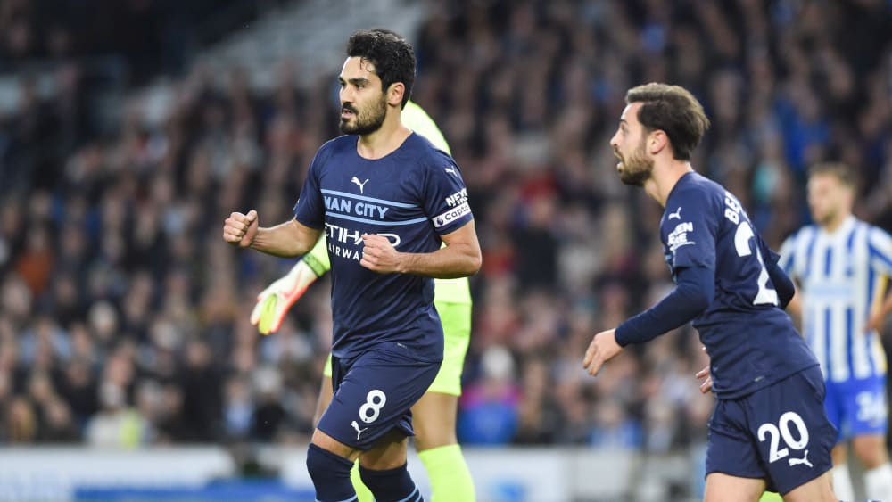 Torschütze zum 1:0: Ilkay Gündogan (li.).