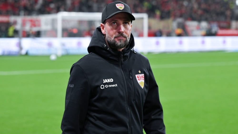 Gemischte Gefühle: Sebastian Hoeneß ist zufrieden mit der VfB-Leitung, aber&nbsp; unzufrieden mit dem Ergebnis.