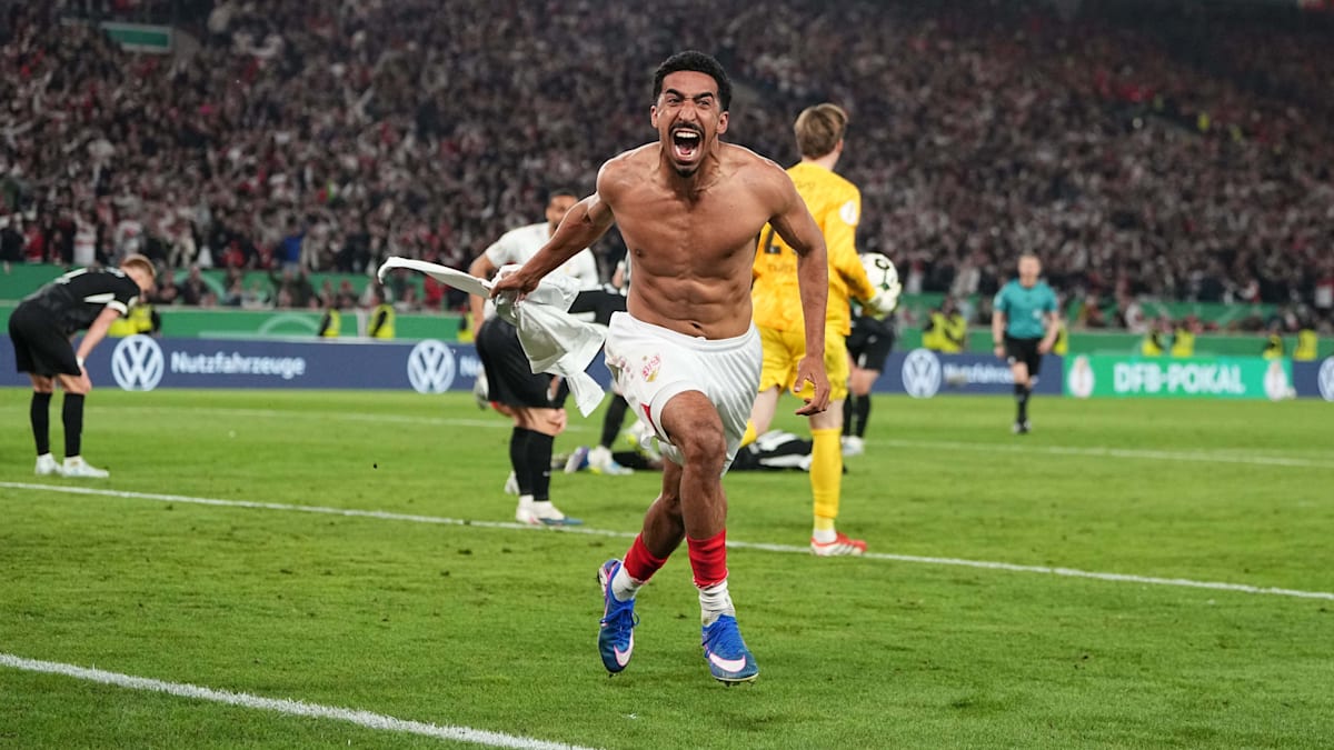 Tiago Tomas' Geniestreich in der 119. Minute: Stuttgarts Finaleinzug im Video