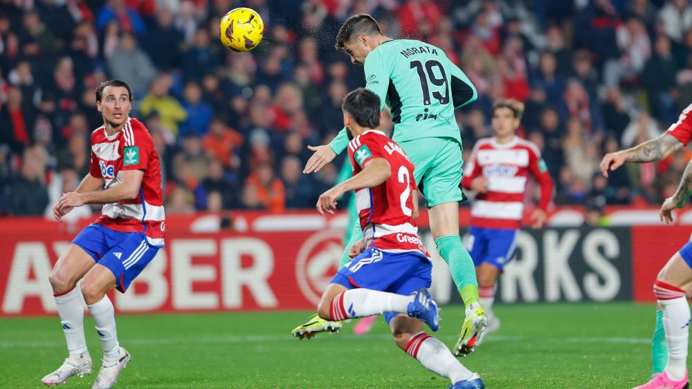 Sein Kopfballtreffer langte Atletico für den Sieg in Granada: Alvaro Morata.