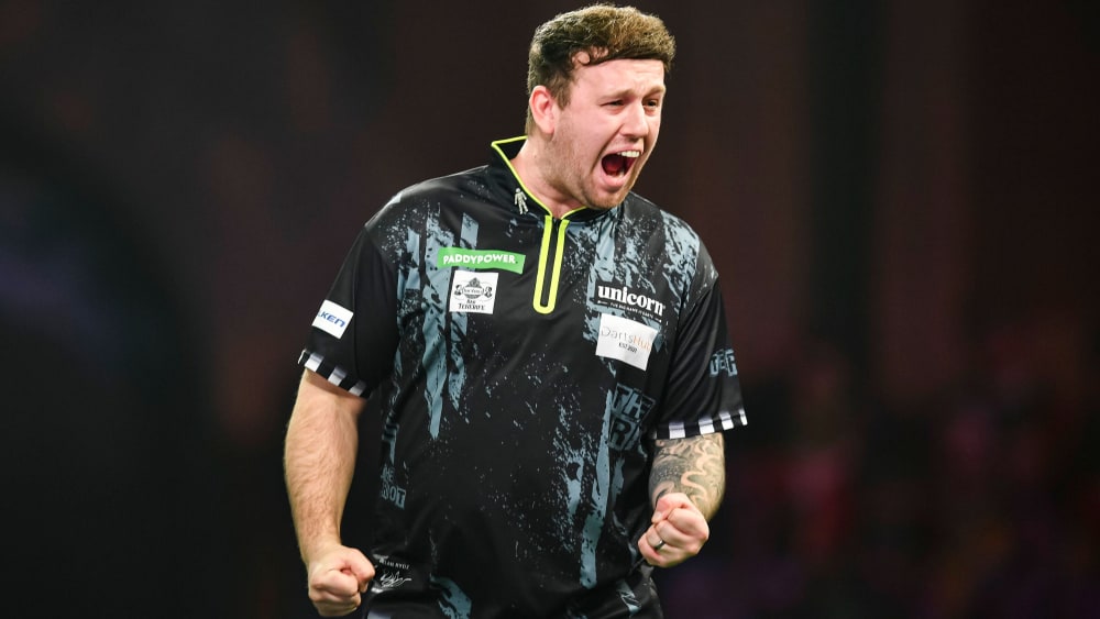 DartsWM 2025 Callan Rydz watscht Van den Bergh 40 ab kicker
