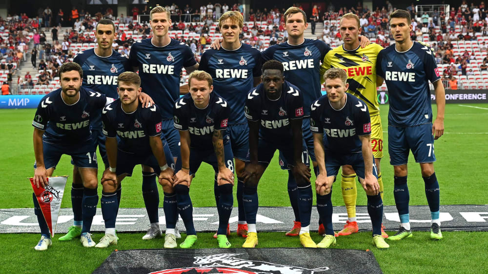 Mit dieser Startelf holte der 1. FC Köln im September in Nizza ein 1:1 - im Rückspiel muss ein Sieg her.