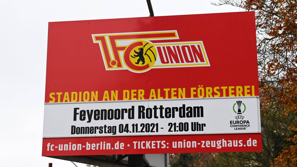 Es ist angerichtet: Am Donnerstag empfängt Union Berlin Feyenoord Rotterdam. 