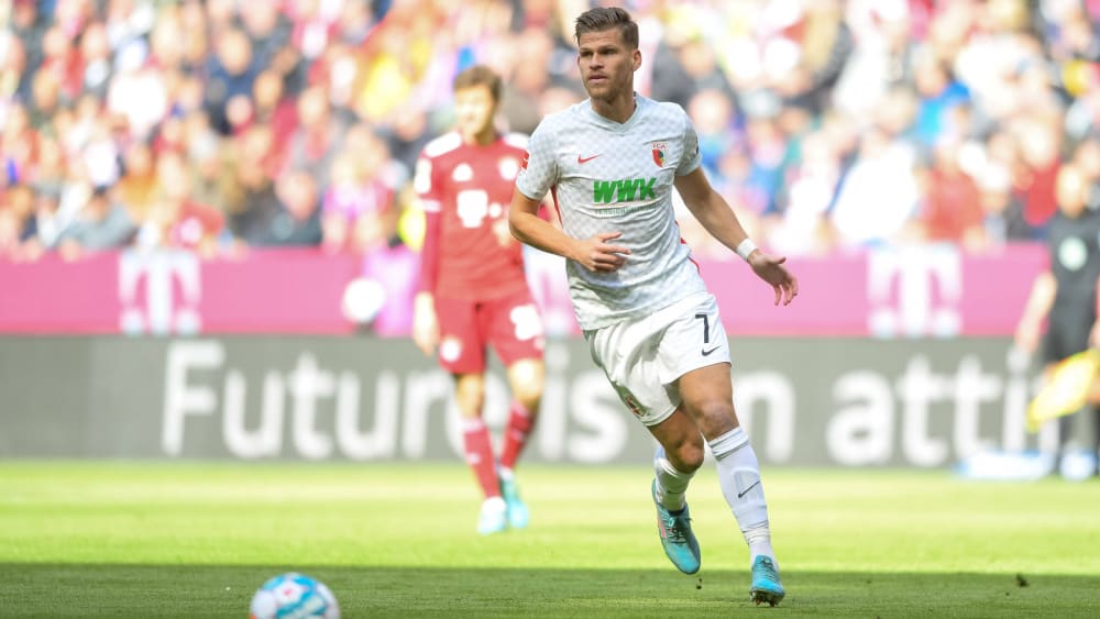 Er könnte für mehr Torgefahr gegen Bochum sorgen: FCA-Angreifer Florian Niederlechner.