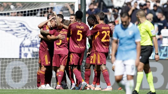 Jubel bei der Roma: Lorenzo Pellegrini erzielte das Tor des Tages.