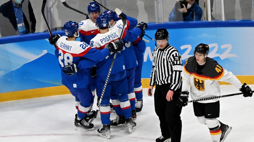 Chancenlos: Das DEB-Team fand gegen die Slowakei nie richtig ins Spiel.&nbsp;