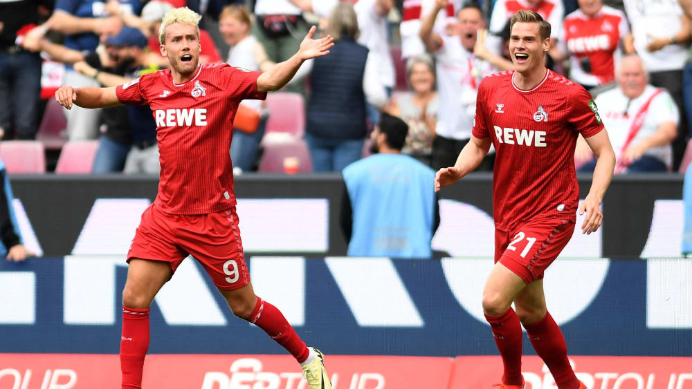 Luca Waldschmidt und Steffen Tigges sorgten für den dramatischen Sieg des 1. FC Köln.