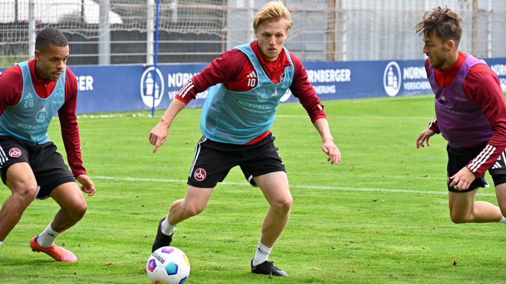 In Nürnberg können aktuell alle Spieler, auch Mats Möller Daehli (Mi.), wieder am Training teilnehmen.