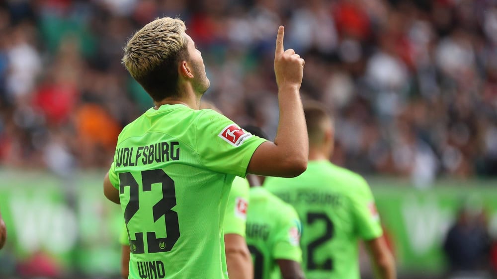 Befindet sich weiter in Top-Form: Jonas Wind vom VfL Wolfsburg.