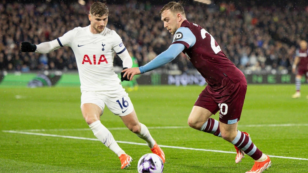 Werner assisted: Draw between West Ham and Tottenham