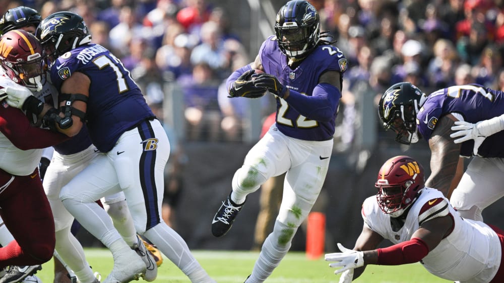 Rannte auch in Week 6 an seinen Gegnern vorbei: Ravens-Neuzugang und -Maschine Derrick Henry.