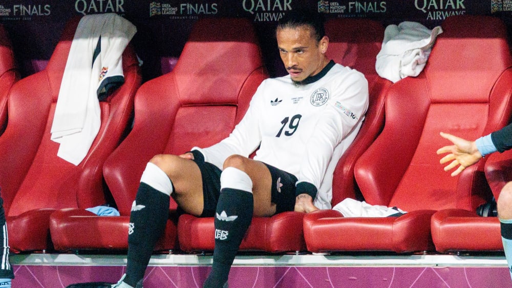 Leroy Sané, hier nach dem verlorenen Nations-League-Halbfinale gegen Portugal.