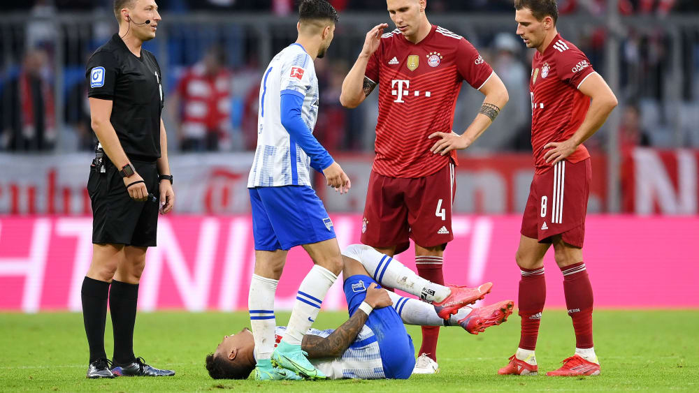 Verletzte sich beim Spiel in München:&nbsp;Davie Selke.