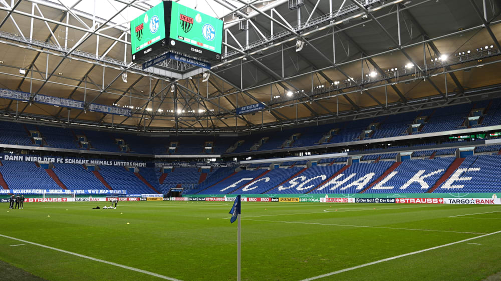 Schauplatz der ersten und zweiten Pokalrunde: Die Veltins-Arena auf Schalke.