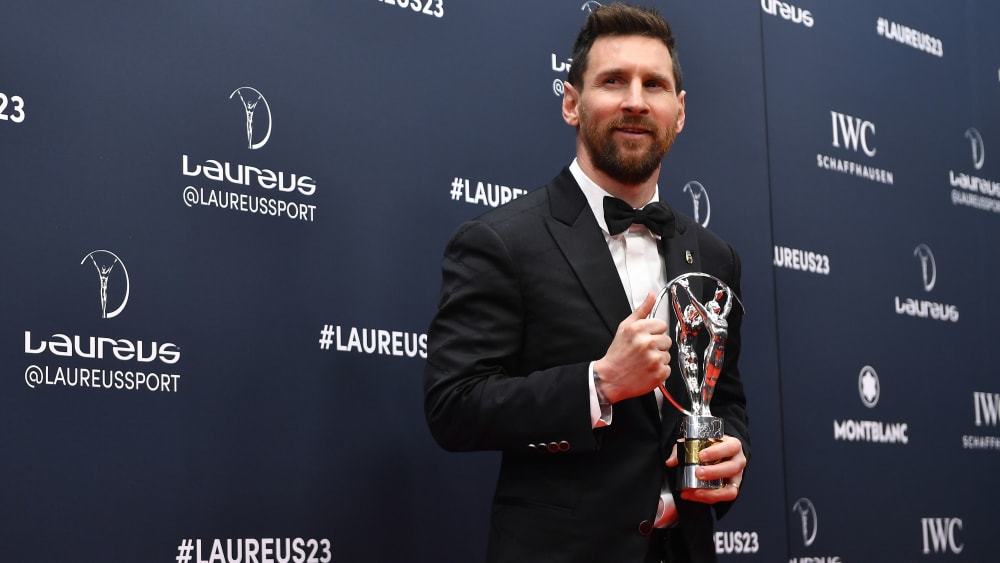 Hat den "Sportsman of the Year"-Award von Laureus erhalten: PSG- und Argentinien-Star Lionel Messi.