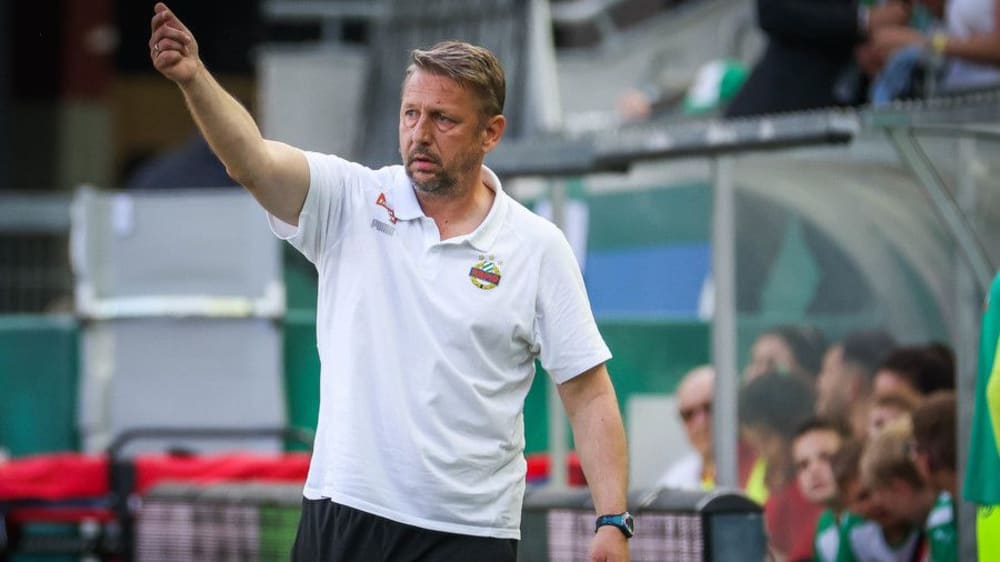 Rapid-Trainer Zoran Barisic war mit dem Auftreten seiner Mannschaft zufrieden.