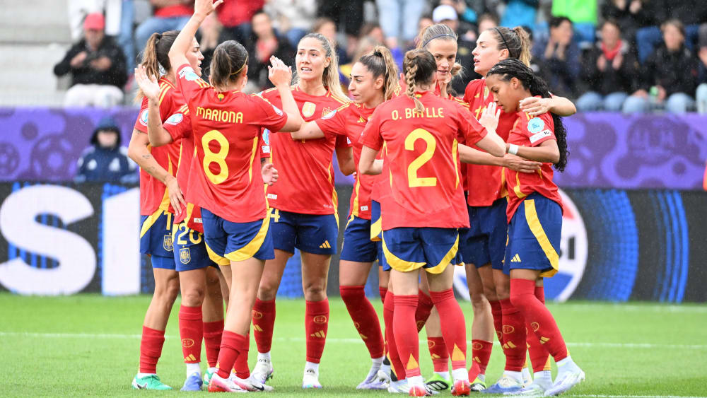 Die spanische Nationalmannschaft.