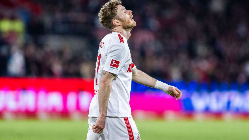 Unzufrieden: Kölns Kapitän Florian Kainz sah die Defizite seiner Mannschaft.