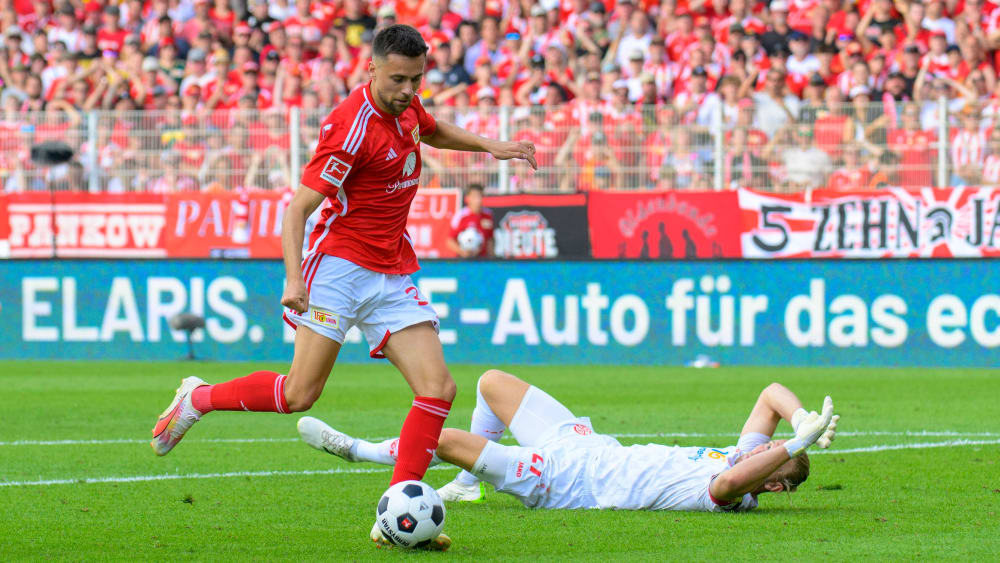 Gelungener Abschied: Bei seinem letzten Einsatz&nbsp;für Union Berlin am ersten Spieltag&nbsp;traf Milos Pantovic gegen Mainz zum 4:1-Endstand.