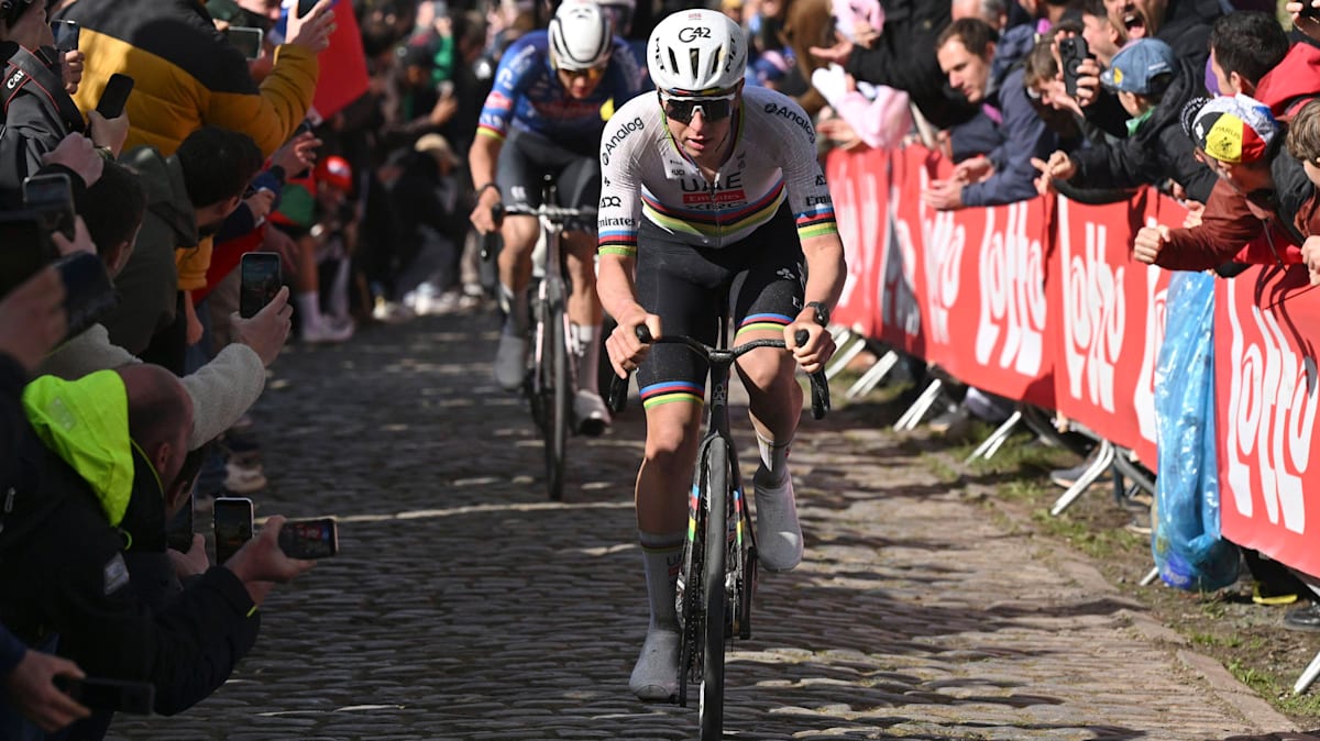 Flandern-Rundfahrt: Pogacar gewinnt Gigantenduell gegen van der Poel