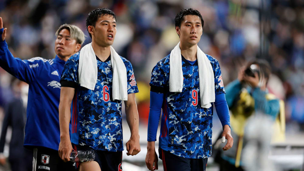 Zwei Spieler von großer Bedeutung für Japan: Wataru Endo (li.) und Daichi Kamada.