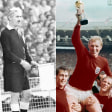 Gesichter des WM-Endspiels von 1966: Tofik Bachramow, Bobby Moore, Franz Beckenbauer (v. li.).