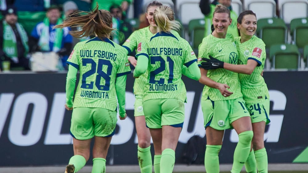 Reicht es für den ganz großen Wurf? Die Frauen des VfL Wolfsburg peilen den CL-Titel an.