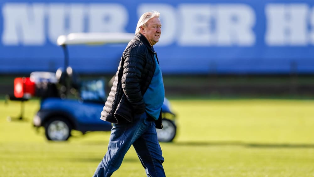 Will den HSV noch zum Aufstieg f&#252;hren: Horst Hrubesch.