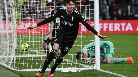 Verbuchte im zehnten Serie-A-Einsatz sein erstes Tor für Juventus: der 19-jährige Argentinier Matias Soulé (2020 von CA Velez Sarsfield nach Turin gekommen). 