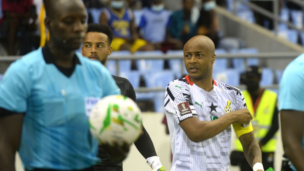 Andre Ayew hielt Ghanas WM-Traum am Leben - auch mit Hilfe des Schiedsrichters.