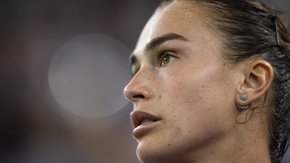 Vencedora da partida: Aryna Sabalenka.