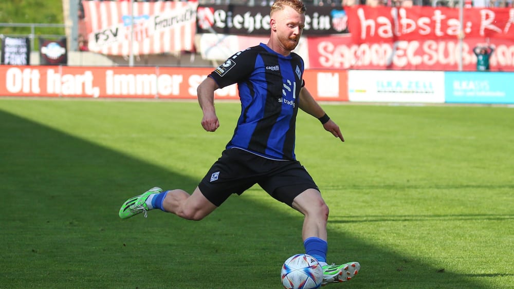 Mit Offensivmann Dominik Martinovic will der SV Waldhof verlängern.