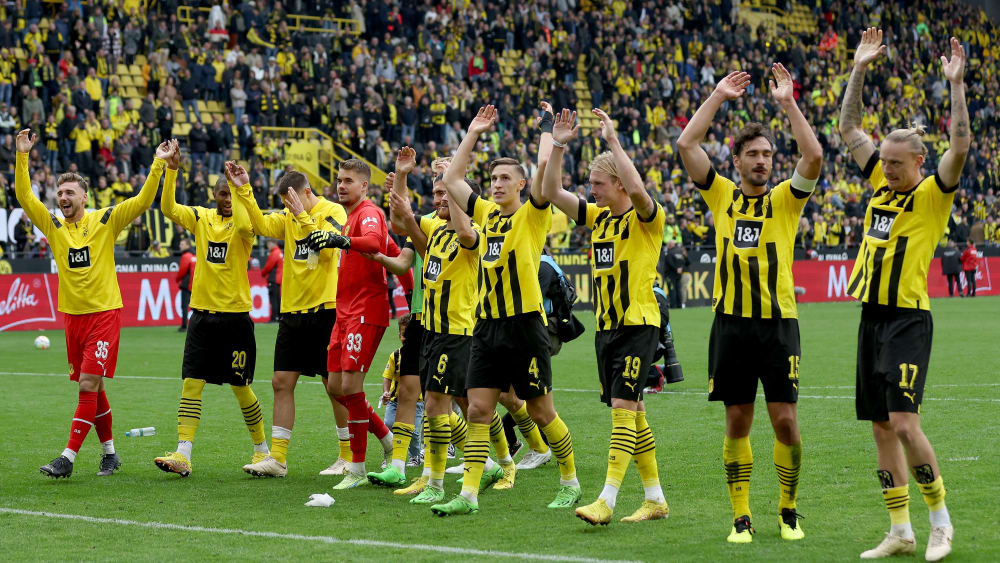Erfolgreich: Die Mannschaft von Borussia Dortmund.