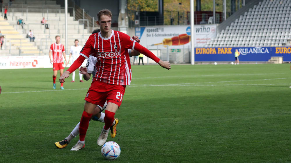 Traf in der Nachspielzeit zum Ausgleich: Maximilian Breunig (hier im Spiel gegen den VfB Oldenburg).