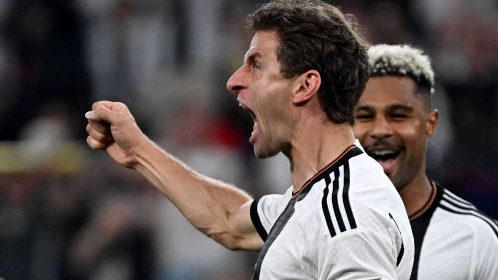 Befreiender Jubel: Thomas Müller traf zum frühen 1:0 über Frankreich.
