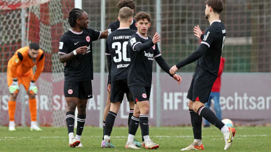 Sieger im Rhein-Main-Duell: Eintracht Frankfurt II (Archiv-Foto) reichte ein Tor zum Dreier in Mainz.