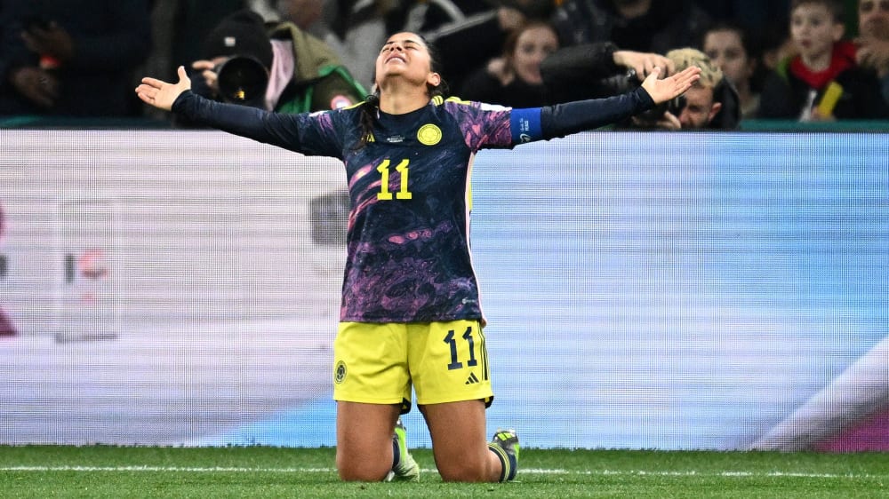 Sie erzielte das goldene Tor: Kapitänin Catalina Usme schoss Kolumbien ins WM-Viertelfinale.