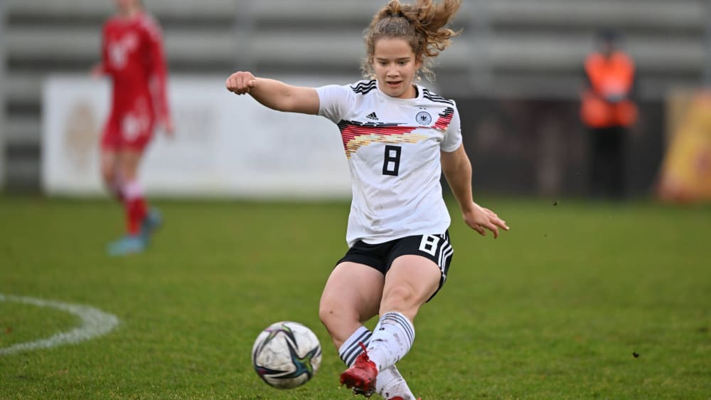 Paulina Platner schoss Deutschland gegen Dänemark in Führung.