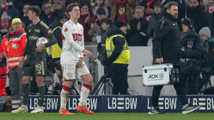 Gegen Union mit Schmerzen vom Platz: Stuttgarts Angelo Stiller