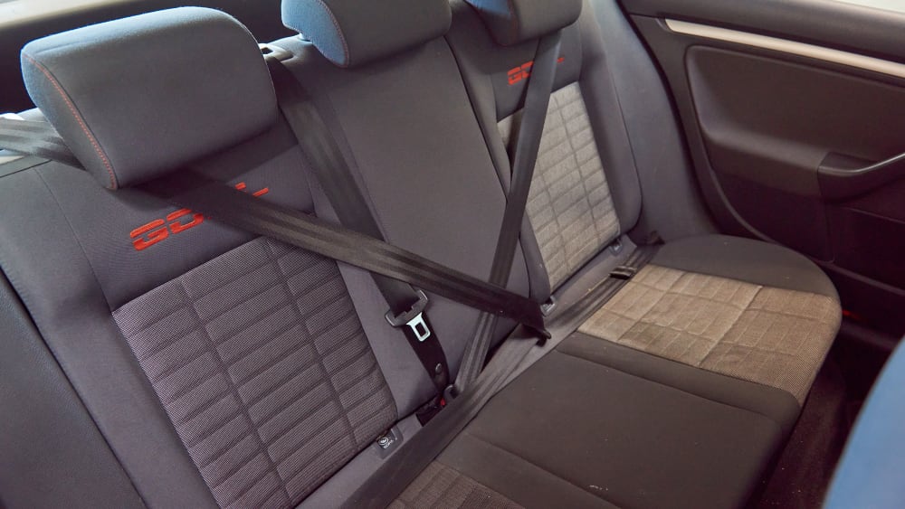 Rückbank im Auto