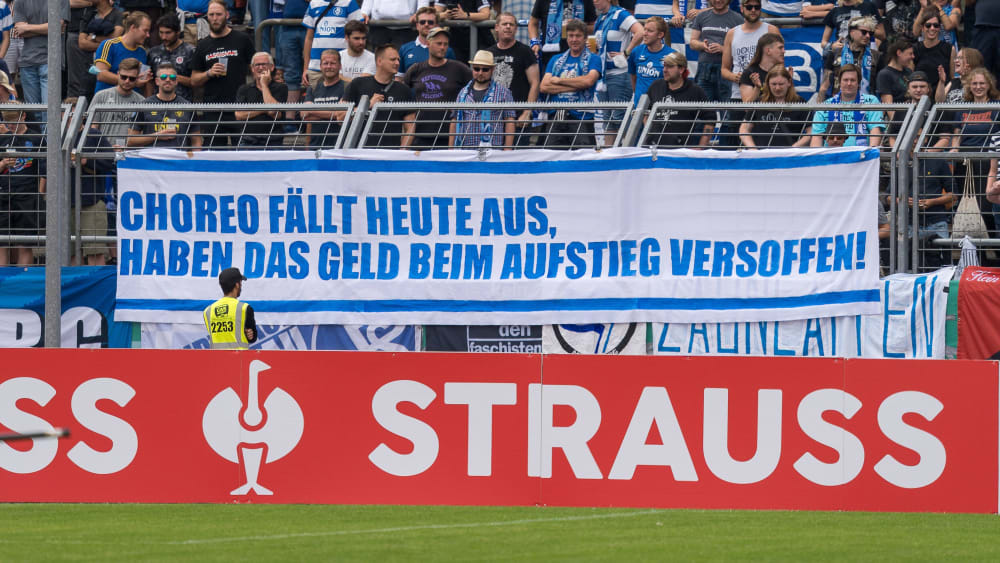 Banner der Fans des Bremer SV