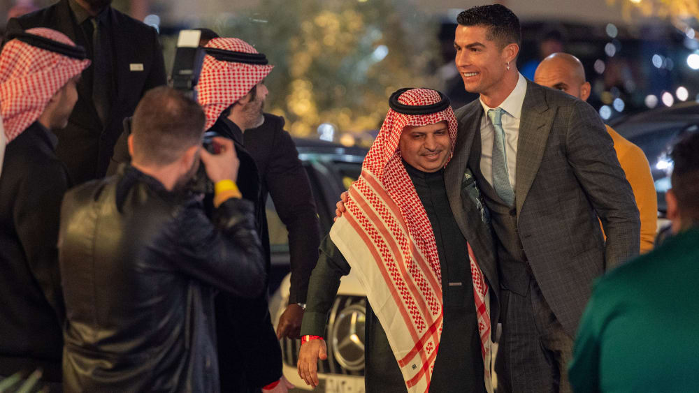 Musalli Al-Muammar und Cristiano Ronaldo