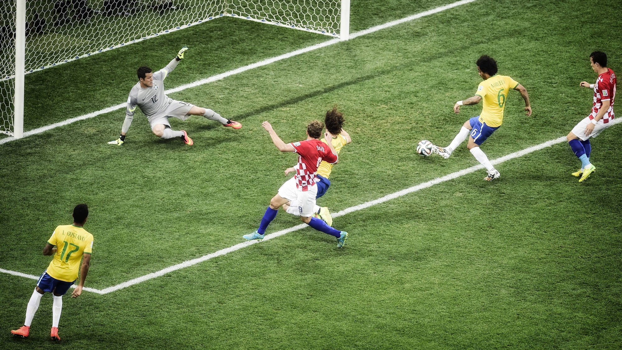 12. Juni 2014: Brasilien -Kroatien 3:1