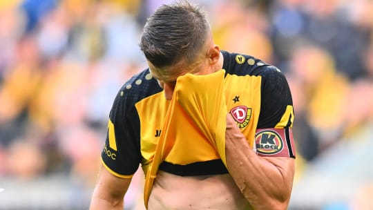 Unzufrieden mit dem Auftritt in der Offensive: SGD-Kapitän Stefan Kutschke.