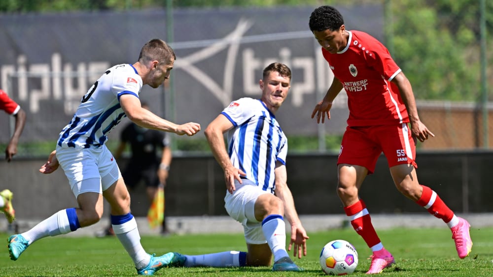 Hertha BSC musste sich im Testspiel Royal Antwerp mit 0:1 geschlagen geben.